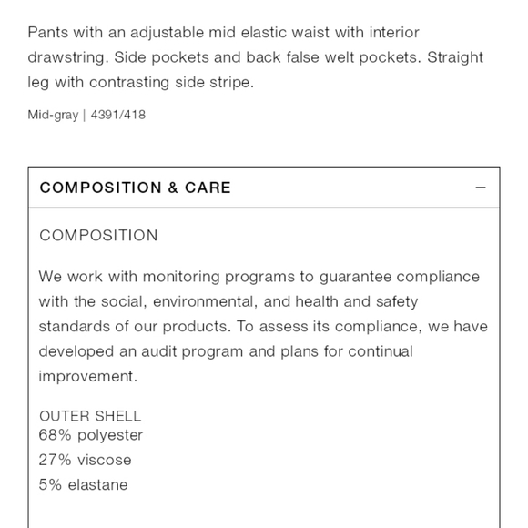 Zara Pants With Side stripe and Elastic waistband with drawstring - Picture 11 of 11